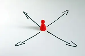 Colorful Game Pieces Drucke: Strike a new path