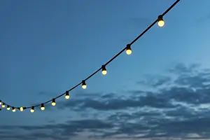 Evening Sky Photography Drucke: String lights sunset sky