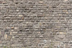 Natural Stone Wall Drucke: Structure of a natural stone wall, Austria