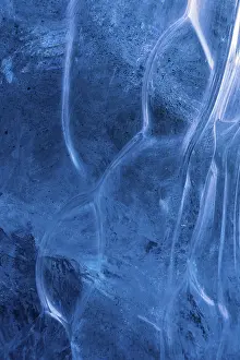 Glacial Ice Structures Drucke: Structures in glacial ice, ice cave