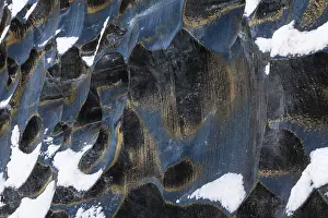 Glacial Ice Structures Drucke: Structures in glacial ice, ice cave