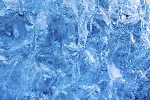 Glacial Ice Structures Drucke: Structures in glacial ice, ice cave