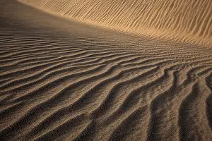 Spain Desert Scene Drucke: Structures in the sand, dunes of Maspalomas