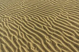 Maspalomas Sand Dunes Drucke: Structures in the sand, dunes of Maspalomas