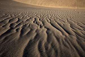 Wavy Sand Patterns Drucke: Structures in the sand, dunes of Maspalomas