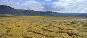 Icelandic Structure Patterns Drucke: Structures in the sand, Rauoasandur
