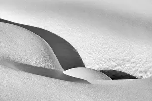 Norrbotten County Landscape Photography Drucke: Structures in snow, Gallivare