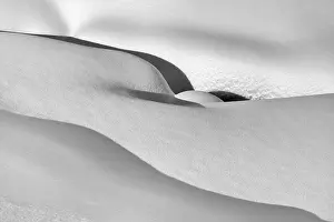 Norrbotten County Landscapes Drucke: Structures in snow, Gallivare