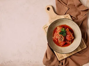 Minced Meat Recipe Drucke: Stuffed cabbage rolls, with minced meat