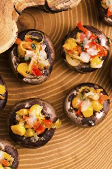 Healthy Meal Ideas Drucke: Stuffed mushrooms