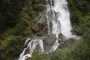 Central Europe Alpine Landscapes Drucke: Stuibenfall, waterfall, cascade