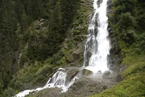 Austrian Mountain Stream Drucke: Stuibenfall, waterfall, cascade