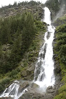 European Wilderness Landscape Drucke: Stuibenfall, waterfall, cascade