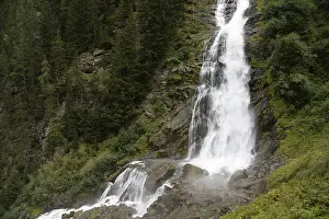 Austrian Nature Scenery Drucke: Stuibenfall, waterfall, cascade