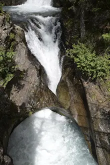 Stone Bridge Europe Drucke: Stuibenfall, waterfall, cascade