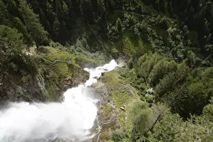 Mountain Creek Austria Drucke: Stuibenfall, waterfall, cascade