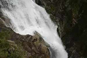 Uninhabited Mountain Stream Drucke: Stuibenfall, waterfall, cascade