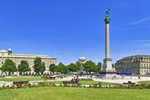 Municipal Park Germany Drucke: Stuttgart, Germany