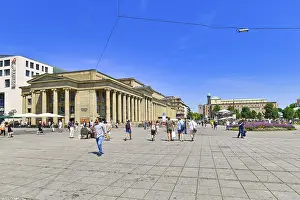 Schlossplatz Square Germany Drucke: Stuttgart, Germany