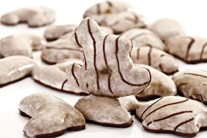 High Calorie Desserts Drucke: Sugar glazed gingerbread biscuits