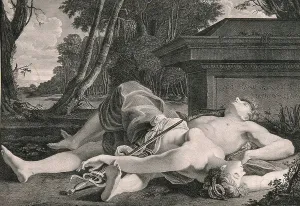 Die Selbstmord des Pyramus und der Thisbe