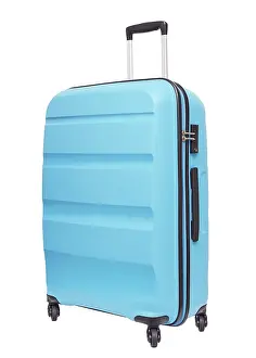 White Background Luggage Drucke: Suitcase cut out against a white background