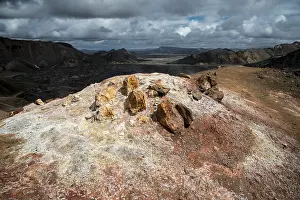 Southern Iceland Landscapes Drucke: Sulphur fields and chalk fields