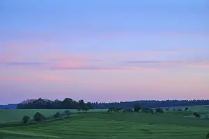 European Summer Scenery Drucke: Summer landscape with green fields