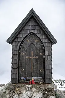 Deserted Chapel In Bavaria Drucke: Summit chapel on the Geigelstein