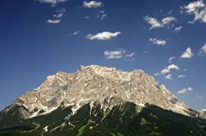 Tyrol Austria Mountains Drucke: The summit of Mt. Zugspitze, Ehrwald