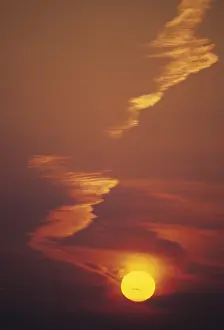 Evening Sun Cloud Formation Drucke: Sunset