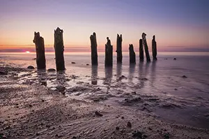 Northern Germany Photography Drucke: Sunset on the Baltic coast