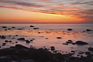 Northern Germany Photography Drucke: Sunset on the Baltic coast
