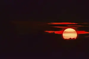 Evening Atmosphere In Bavaria Drucke: Sunset, Bavaria, Germany