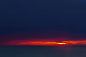 Cornwall Coastal Landscape Drucke: Sunset at the Bedruthan Steps, Cornwall