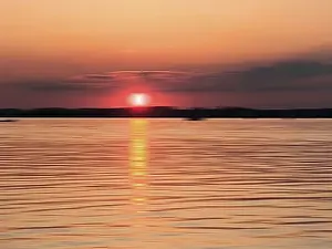Long Exposure Photography Drucke: Sunset, motion blur