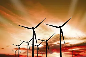 Eco Friendly Energy Source Drucke: Sunset Power