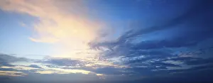 Evening Sun Setting Drucke: Sunset sky