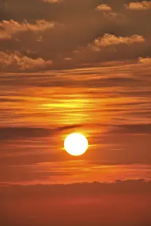 No People Evening Scene Drucke: Sunset, sunset, Germany