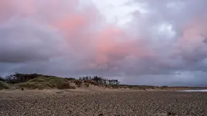 Northern Europe Evening Sky Drucke: Sunset, Traeth Llanddwyn Beach