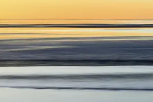 Germany Coastal Area Drucke: Sunset over the Wadden Sea, Wipe Effect