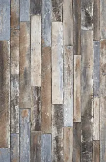 Wooden Background Image Drucke: Surface of a full frame multicolored wooden background