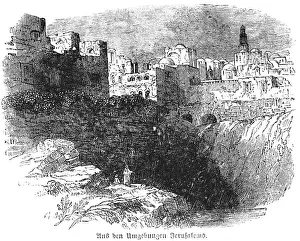 Abandoned City Fortification Drucke: From the surroundings of Jerusalem