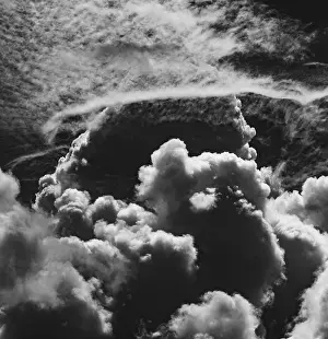 Weather Forecast Images Drucke: SW image, dramatic cloudscape with (cumulus) clouds