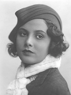 Die schwedische Schauspielerin Birgit Tengroth, 1915-1983. Ein schönes Porträt von ihr aus den 1930er Jahren.