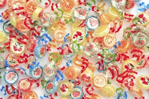 Fruit Dessert Drucke: Sweets, Colourful fruit sweets