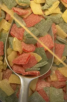 Colorful Confectionery Drucke: Sweets for self-service