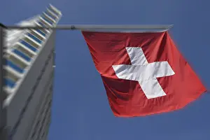 European Flag Design Drucke: Swiss flag