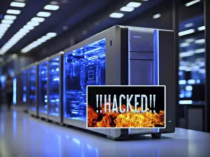 Cyber Security Symbol Drucke: Symbolic image, cyber security
