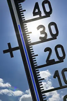 Global Warming Symbol Drucke: Symbolic image, global warming